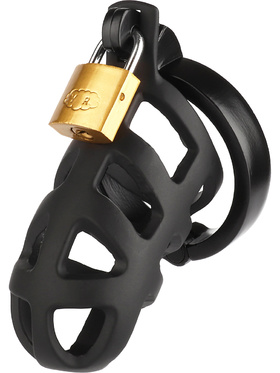 Mr Steel: Brutal Chastity Cage, svart