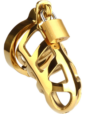 Mr Steel: Brutal Chastity Cage, guld